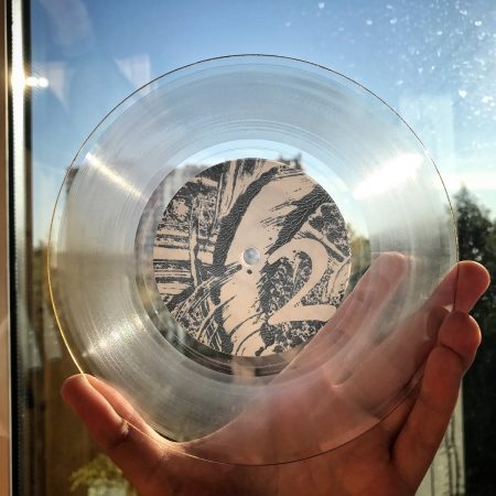 Hum / Kryptogen Rundfunk "Wolf's Fluid / Daytrip Express" lathe-cut 7"